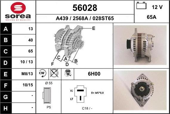 EAI 56028 - Alternator www.molydon.hr