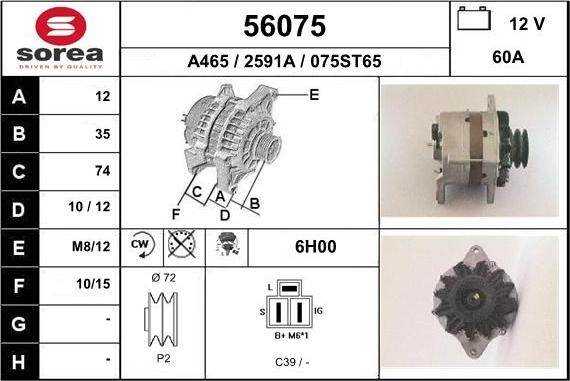 EAI 56075 - Alternator www.molydon.hr