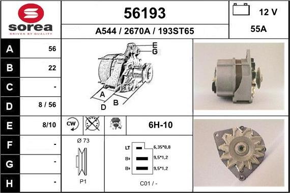 EAI 56193 - Alternator www.molydon.hr