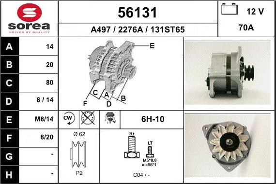 EAI 56131 - Alternator www.molydon.hr