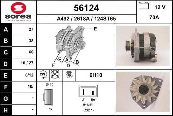 EAI 56124 - Alternator www.molydon.hr