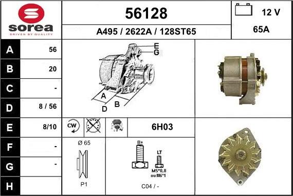 EAI 56128 - Alternator www.molydon.hr