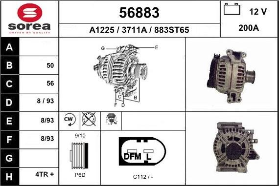 EAI 56883 - Alternator www.molydon.hr