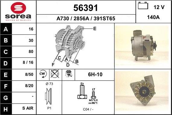 EAI 56391 - Alternator www.molydon.hr