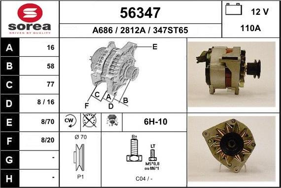 EAI 56347 - Alternator www.molydon.hr