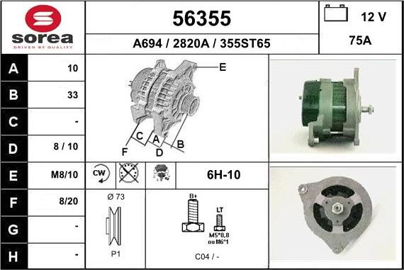 EAI 56355 - Alternator www.molydon.hr