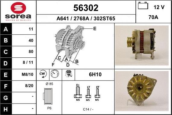 EAI 56302 - Alternator www.molydon.hr