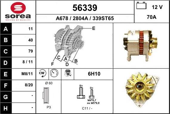 EAI 56339 - Alternator www.molydon.hr