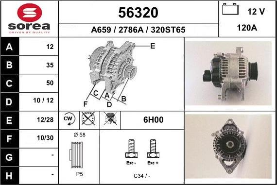 EAI 56320 - Alternator www.molydon.hr