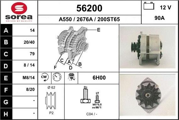 EAI 56200 - Alternator www.molydon.hr