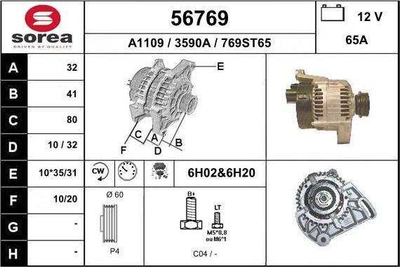 EAI 56769 - Alternator www.molydon.hr