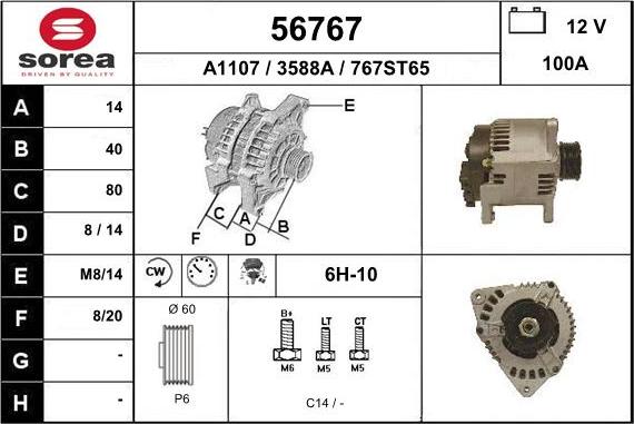 EAI 56767 - Alternator www.molydon.hr