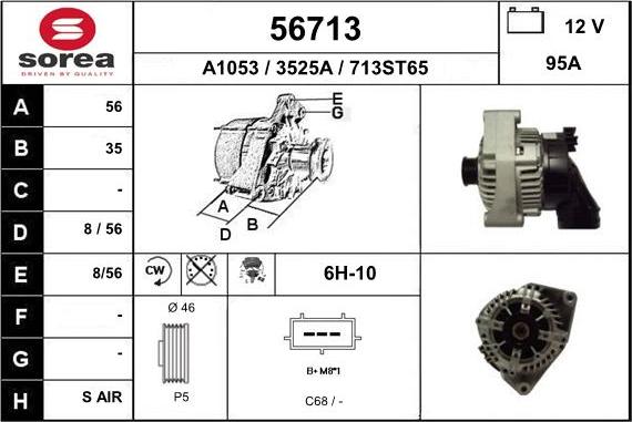 EAI 56713 - Alternator www.molydon.hr