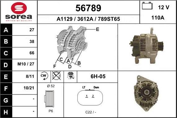 EAI 56789 - Alternator www.molydon.hr