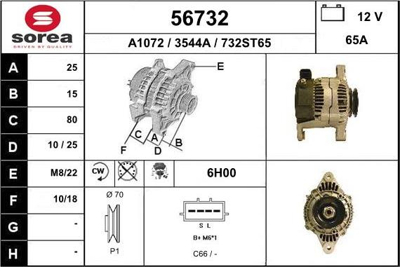 EAI 56732 - Alternator www.molydon.hr