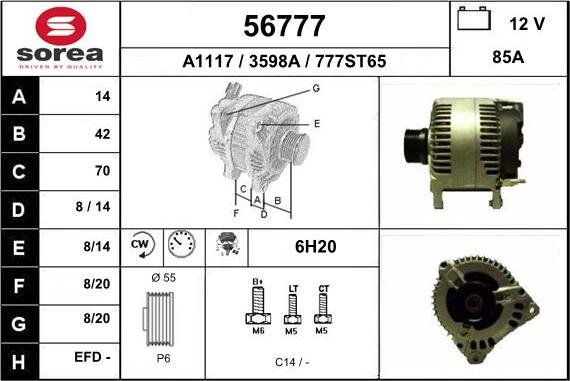 EAI 56777 - Alternator www.molydon.hr