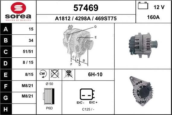 EAI 57469 - Alternator www.molydon.hr