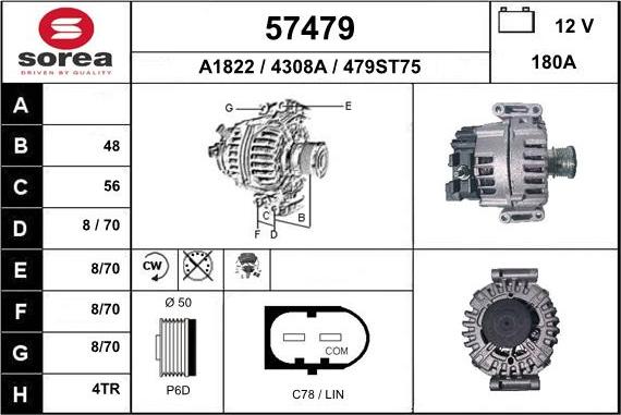 EAI 57479 - Alternator www.molydon.hr