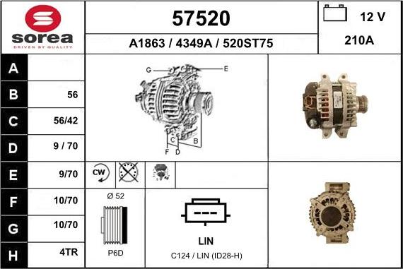 EAI 57520 - Alternator www.molydon.hr