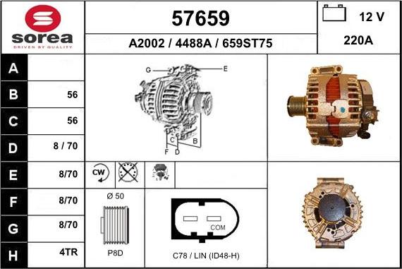 EAI 57659 - Alternator www.molydon.hr