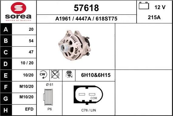 EAI 57618 - Alternator www.molydon.hr