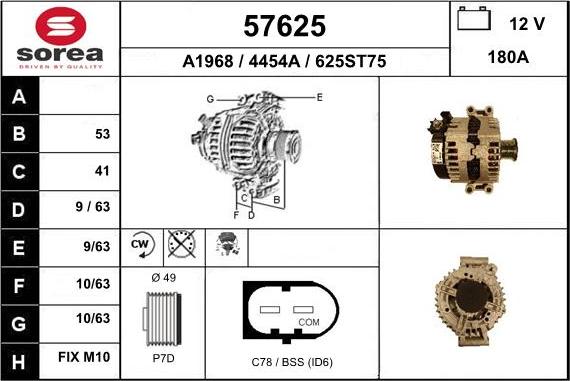 EAI 57625 - Alternator www.molydon.hr