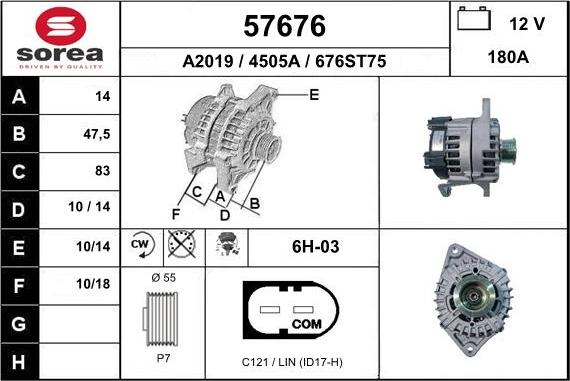 EAI 57676 - Alternator www.molydon.hr