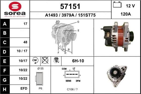 EAI 57151 - Alternator www.molydon.hr