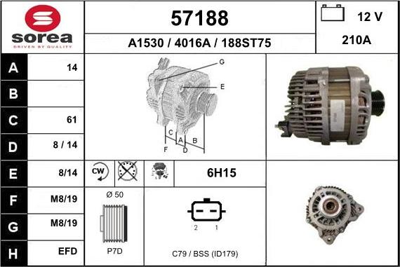 EAI 57188 - Alternator www.molydon.hr