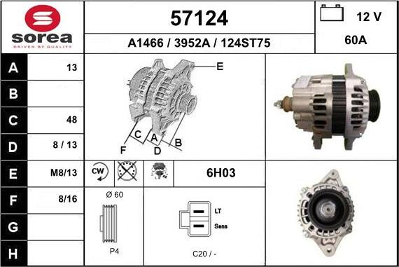 EAI 57124 - Alternator www.molydon.hr