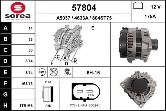 EAI 57804 - Alternator www.molydon.hr