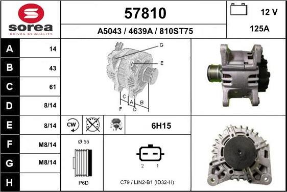 EAI 57810 - Alternator www.molydon.hr