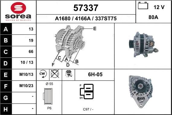 EAI 57337 - Alternator www.molydon.hr