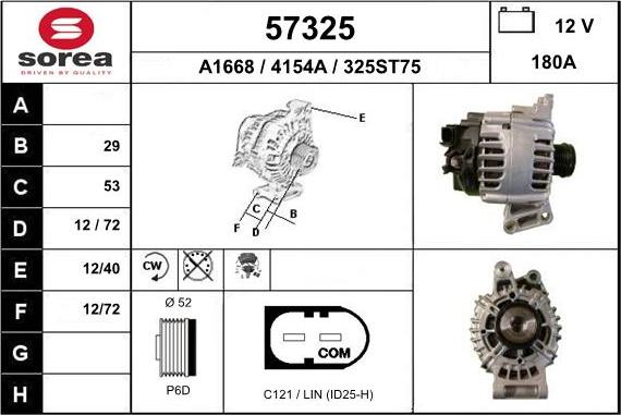 EAI 57325 - Alternator www.molydon.hr