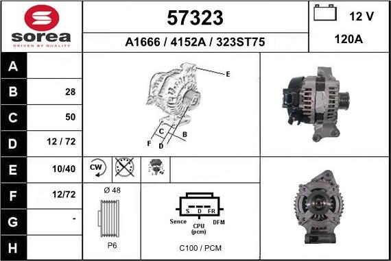 EAI 57323 - Alternator www.molydon.hr