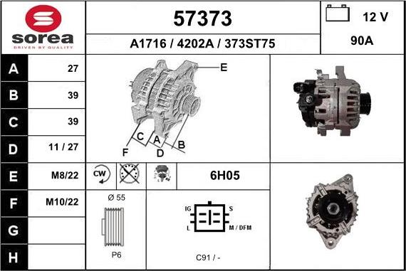 EAI 57373 - Alternator www.molydon.hr