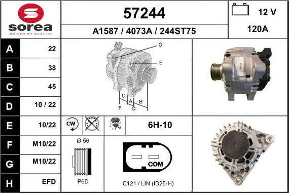 EAI 57244 - Alternator www.molydon.hr