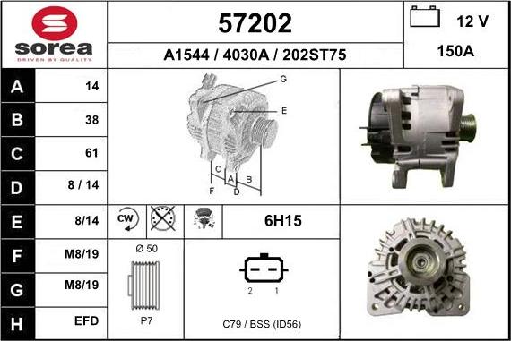 EAI 57202 - Alternator www.molydon.hr