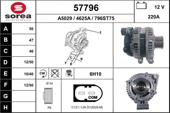 EAI 57796 - Alternator www.molydon.hr