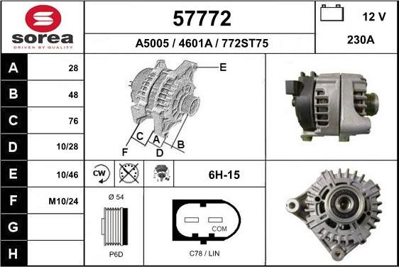 EAI 57772 - Alternator www.molydon.hr