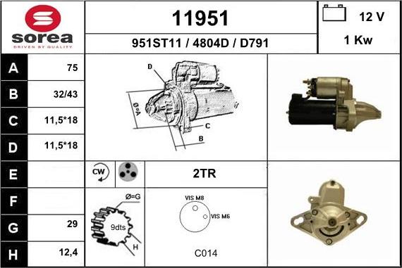 EAI 11951 - Starter www.molydon.hr