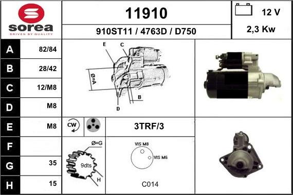 EAI 11910 - Starter www.molydon.hr