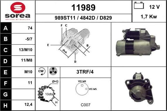 EAI 11989 - Starter www.molydon.hr