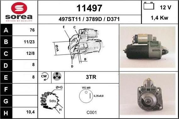 EAI 11497 - Starter www.molydon.hr