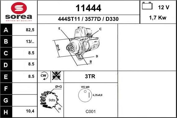 EAI 11444 - Starter www.molydon.hr