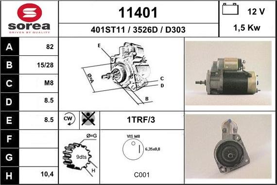 EAI 11401 - Starter www.molydon.hr