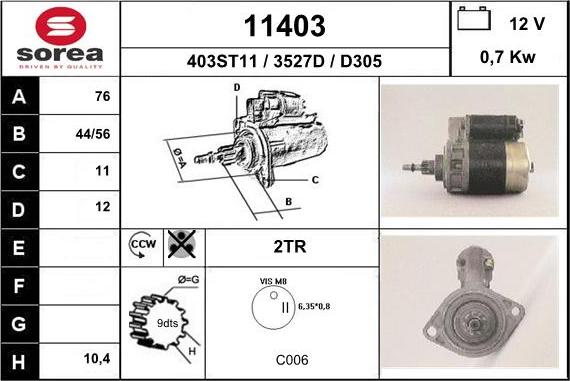 EAI 11403 - Starter www.molydon.hr