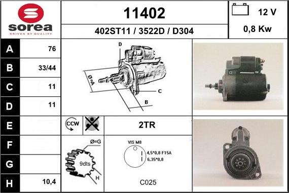 EAI 11402 - Starter www.molydon.hr