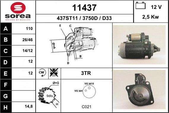 EAI 11437 - Starter www.molydon.hr