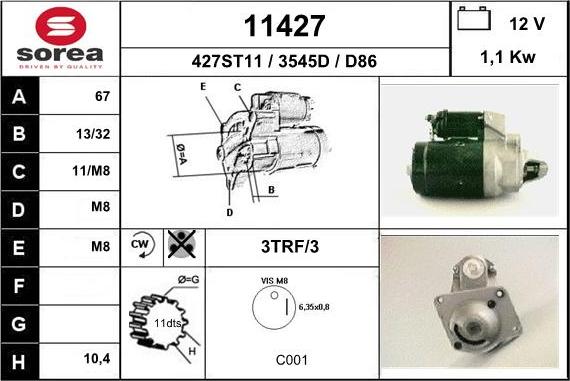 EAI 11427 - Starter www.molydon.hr